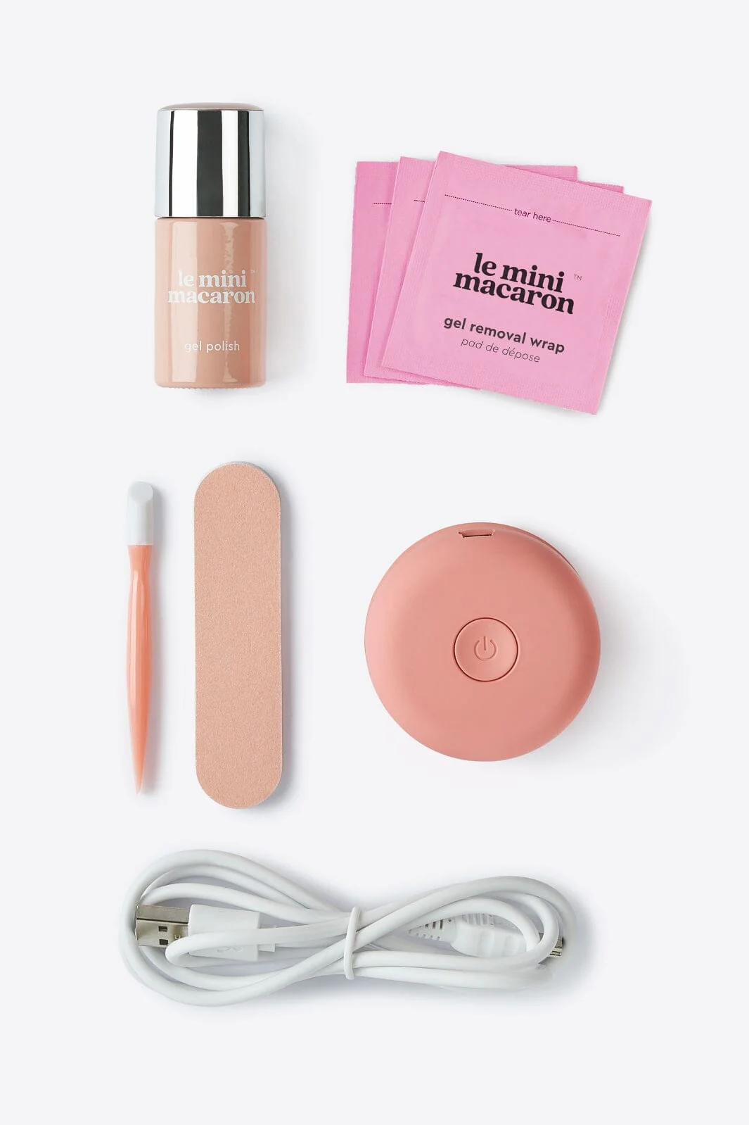 Le Mini Macaron Gel Manicure Kit praline