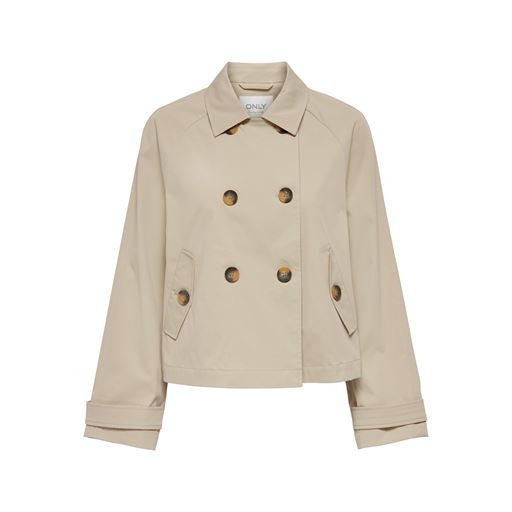 ONLY April Kort Trenchcoat, Oxford Tan, L