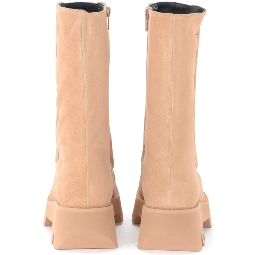 PALOMA BARCELÓ - Bota Paloma Barcelò Ivet de suede avellana Beige