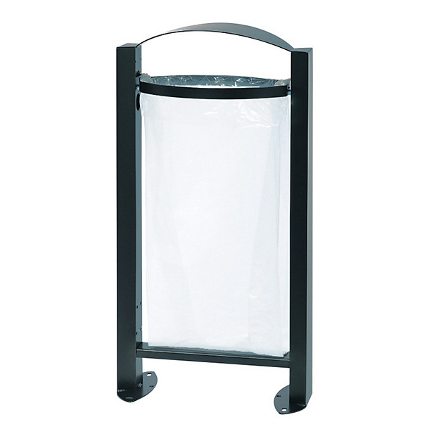 ROSSIGNOL Corbeille vigipirate sur pied arkea - 60 L - sans cendrier - anthracite mat