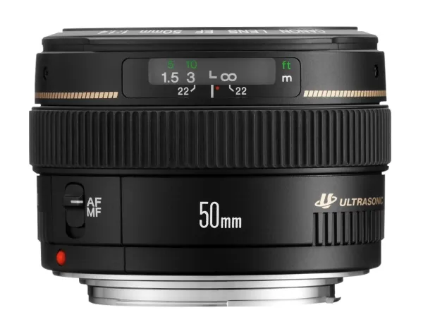 Canon EF - Objektiv - 50 mm - f/1.4 USM - Canon EF - for EOS 1000, 1D, 50, 500, 5D, 7D, Kiss F, Kiss X2, Kiss X3, Rebel T1i, Rebel XS, Rebel XSi