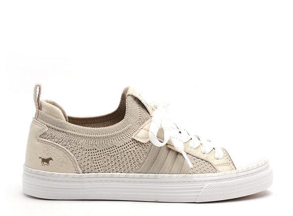 Mustang basses femme 1376302 beige