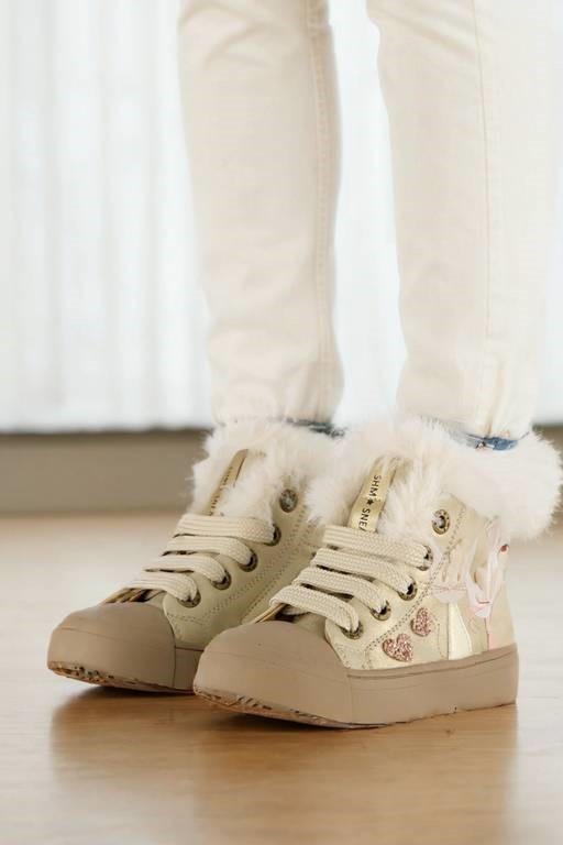 Shoesme Babyschoenen beige Leer