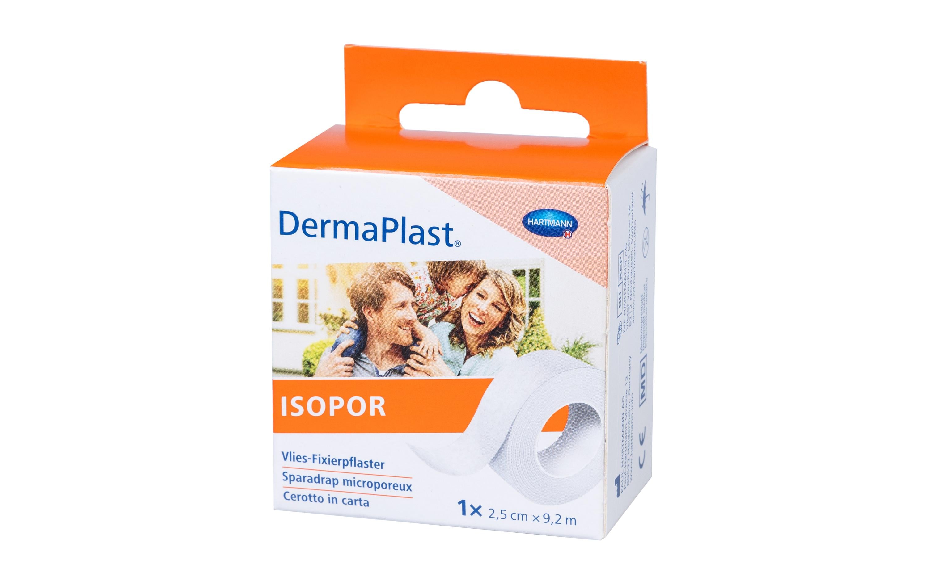 Fixierpflaster Isopor weiss 2.5 cm x 9.2 mVlies-Fixierpflaster