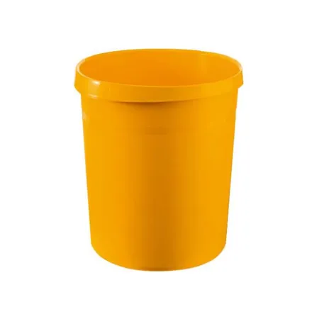 HAN Papierkorb 18 Liter GRIP, PP, konisch, 237/312 mm, 350 mm, gelb