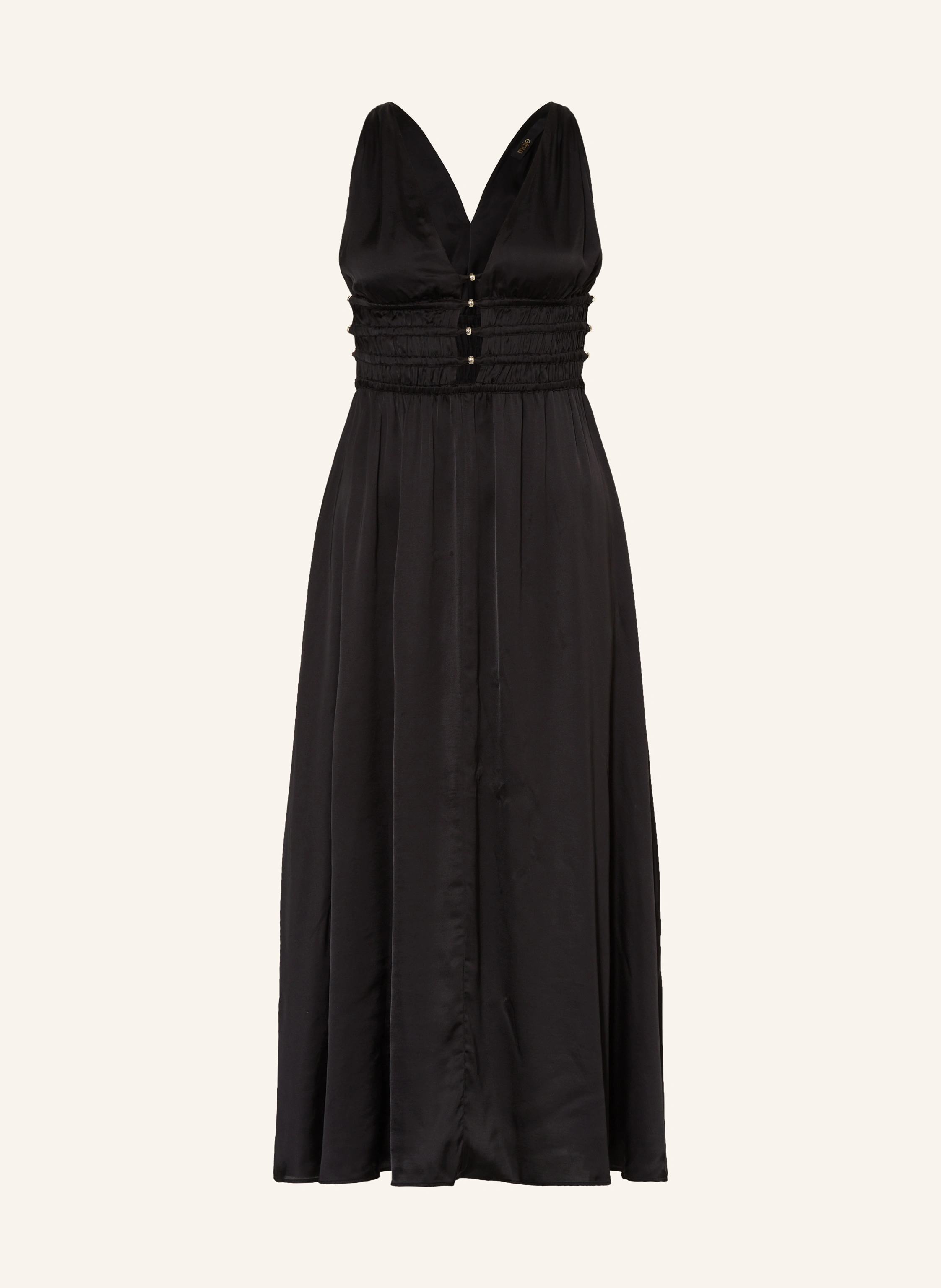 maje Abendkleid mit Schmucksteinen