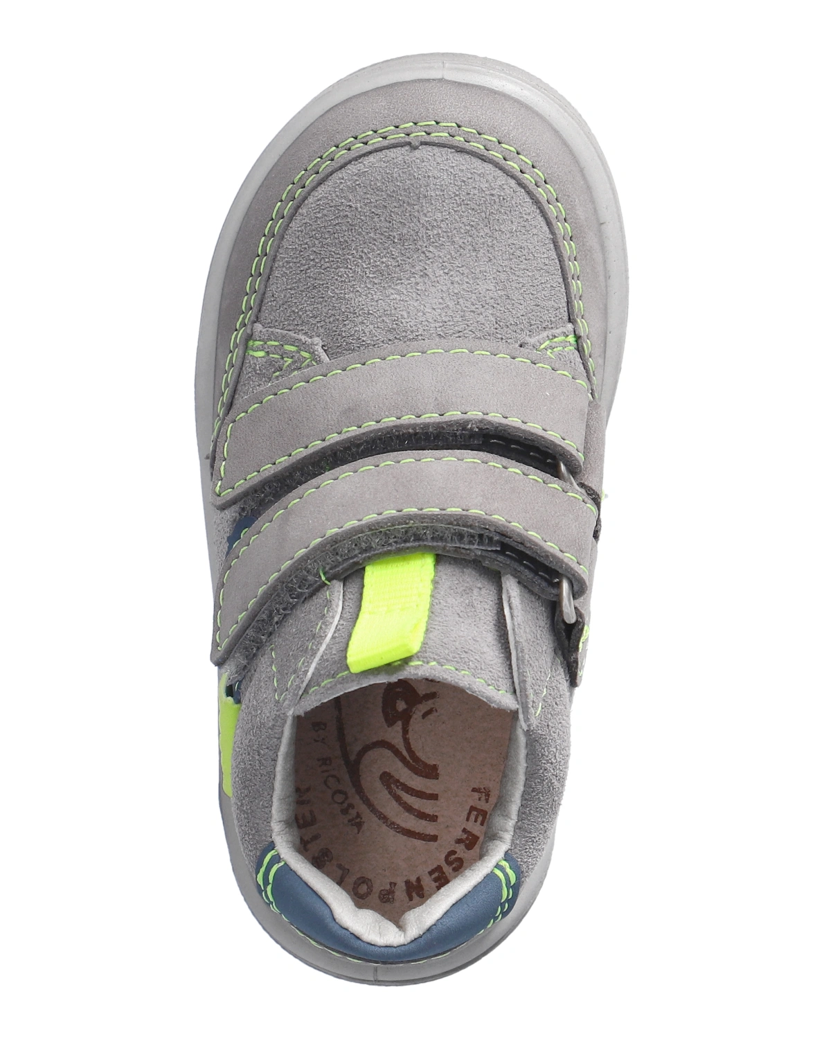 Klett-Lauflernschuhe KITO in graphit/blau