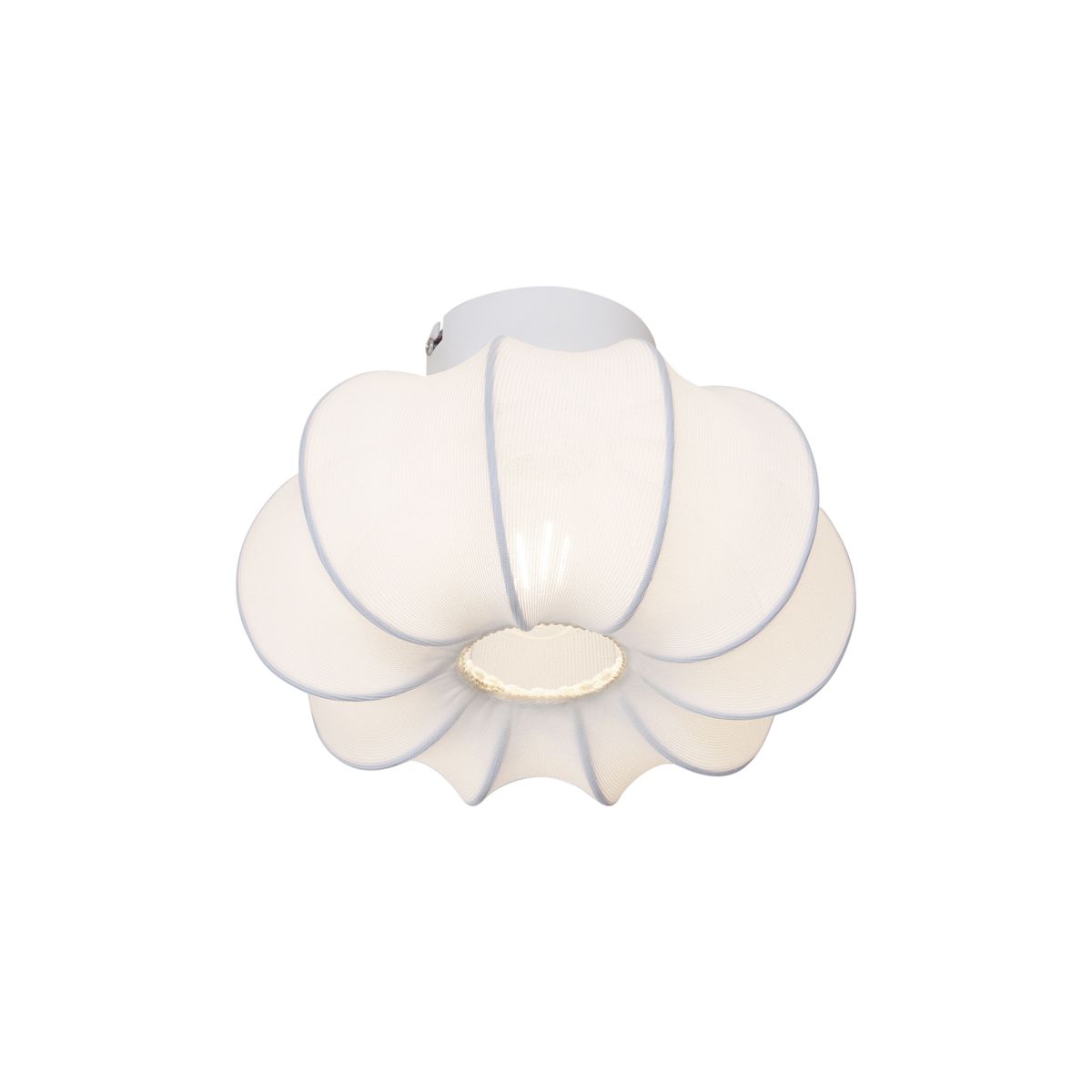 Japandi plafondlamp wit 27cm - Plu Asyesha