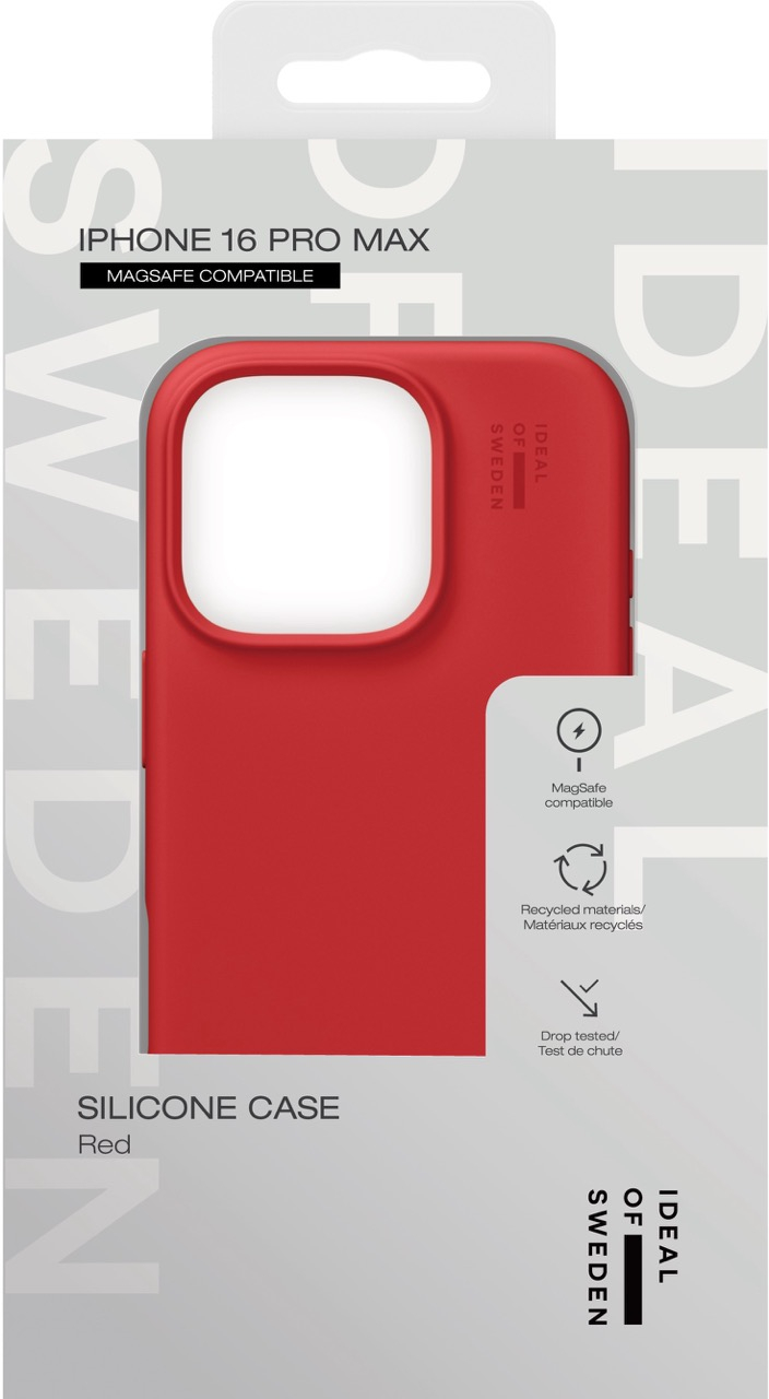 iPhone 16 Pro Max MagSafe Silikon Hülle Case Recycled (IDSICMS-I2467P-83) - Red