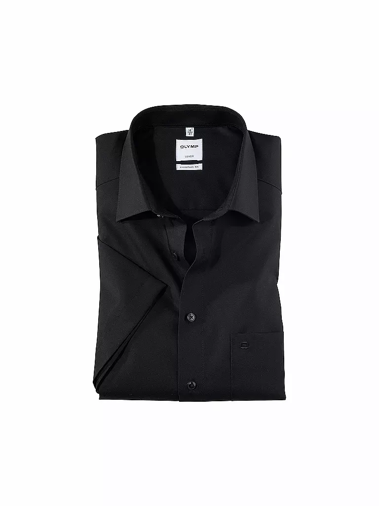 OLYMP Hemd Regular Fit  schwarz