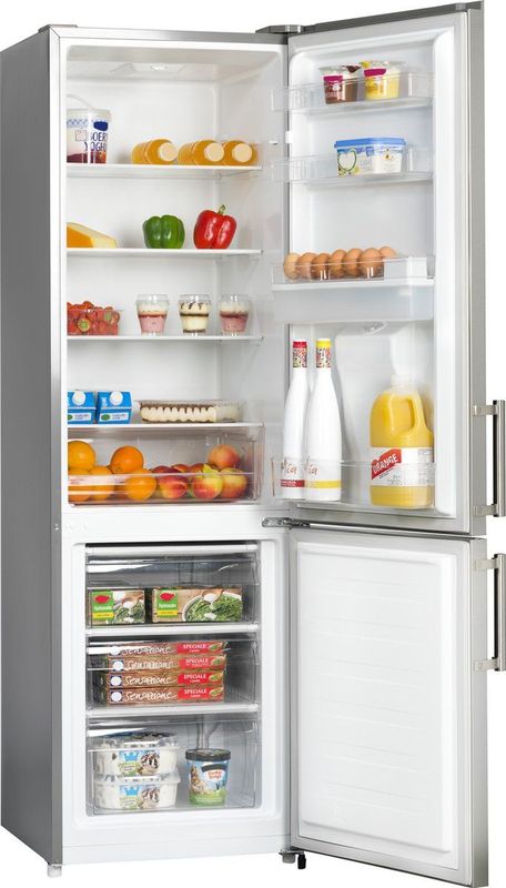 Everglades EVUD4048 Koel- Vriescombinatie Inox Look E