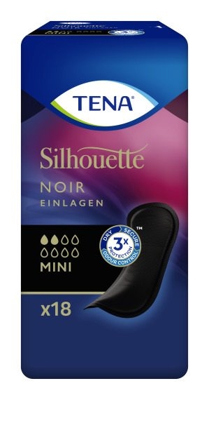 TENA Silhouette Noir Mini Pad<br>18 Stück