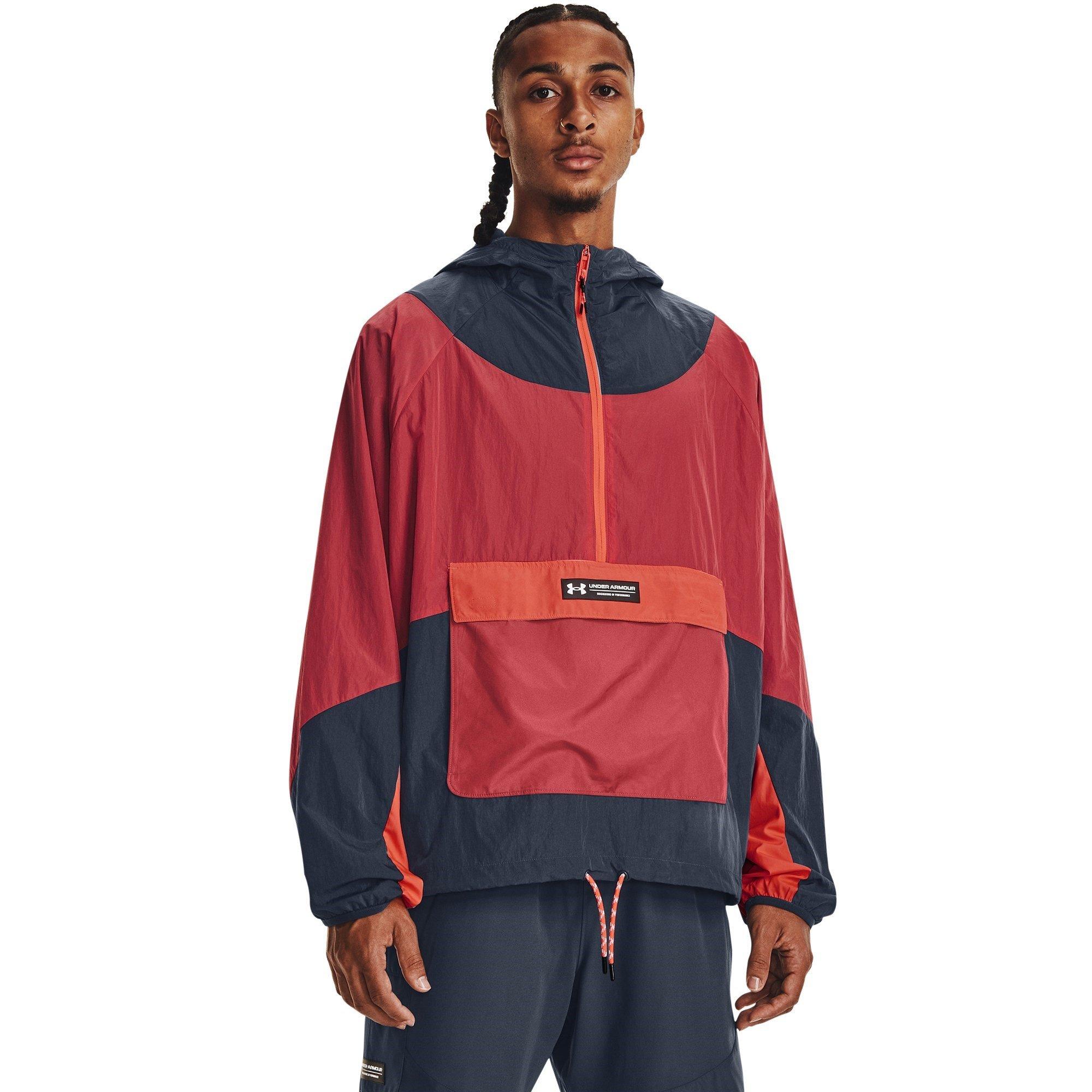 Under Armour Under Armour Ua Rush Woven 1/2 Zip Anorak Tracksuit Top Mens