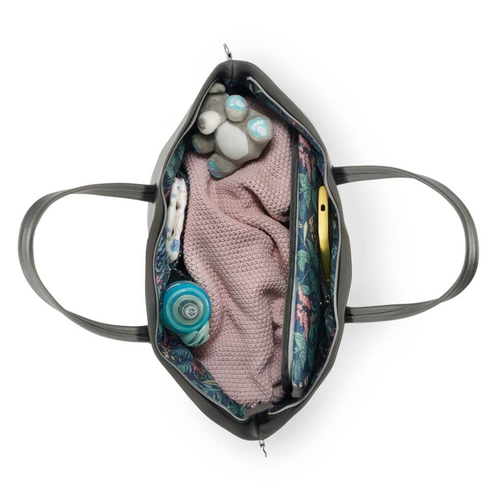 Kinderkraft Mommy Bag NATURE VIBES dark gray