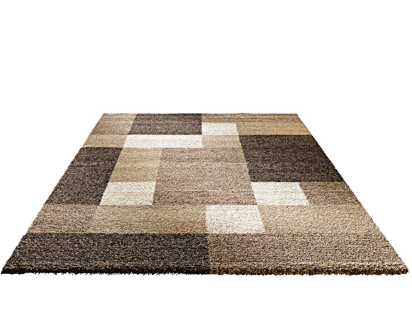 Webteppich MELISANDRO SQUARE 80 x 150 cm braun