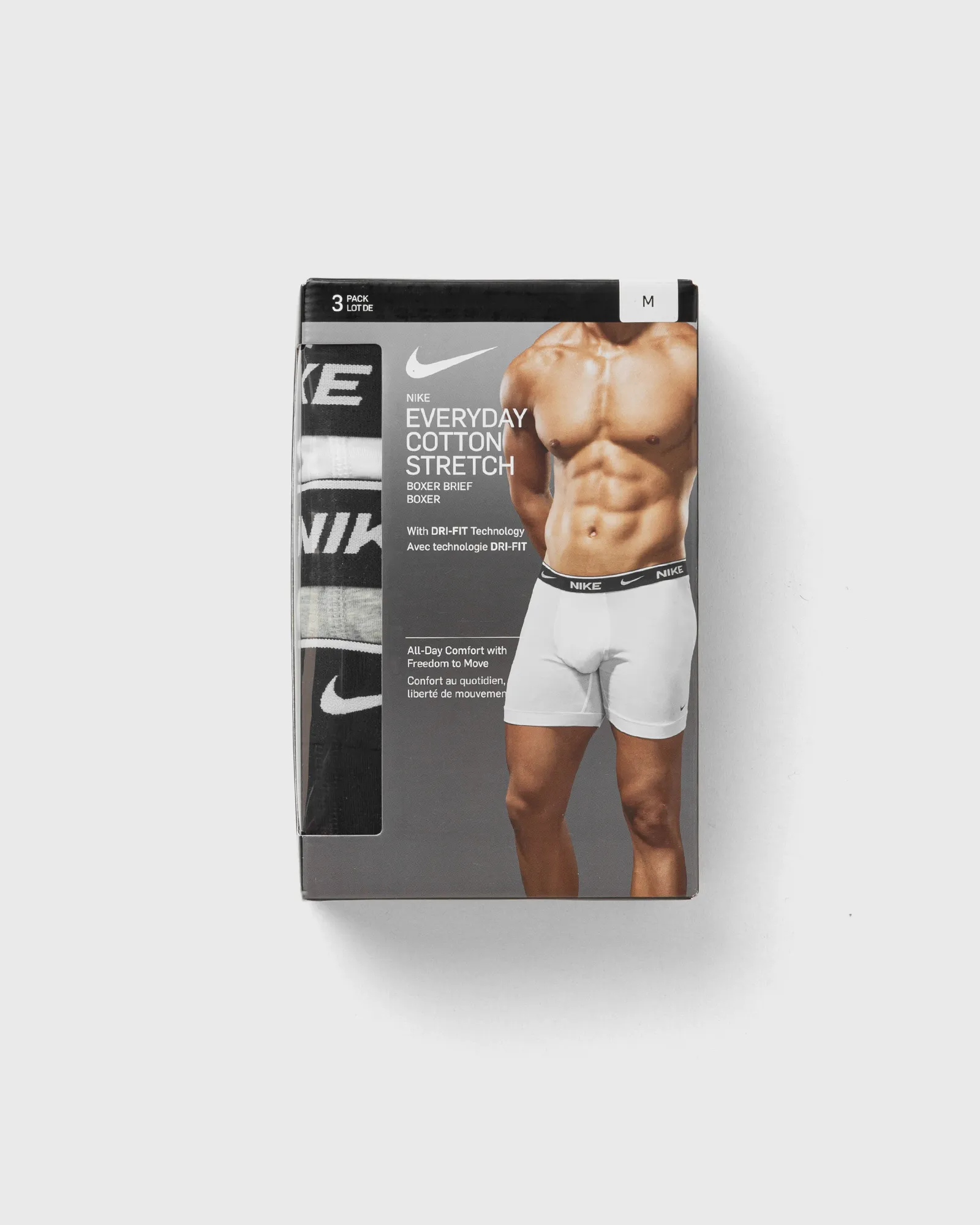 Nike EVERYDAY COTTON STRETCH BOXER BRIEF 3-PACK