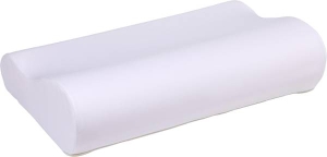 Elsa Kombi-Nackenkissen 50x9/11 cm inklusive Baumwollbezug weiss