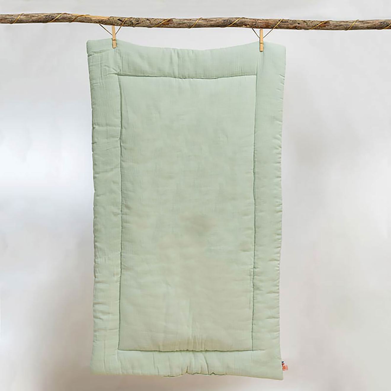 Papate Edredon en Coton Bio vert - 70x120 cm