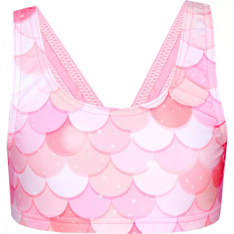 Aquarti Mädchen Sport Bikini Racerback Bustier & Bikinislip rosa