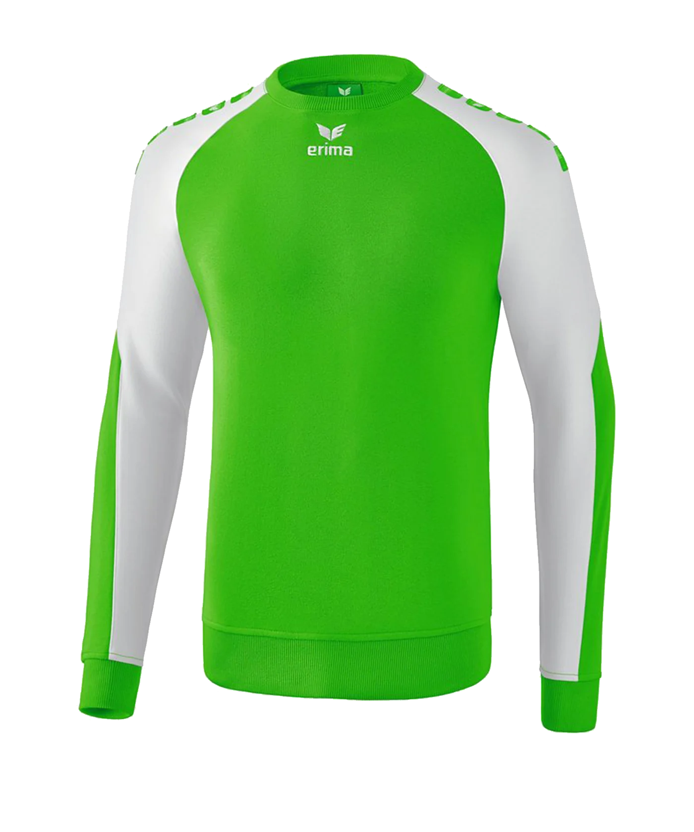 Erima Essential 5-C Sweatshirt Grün Weiss