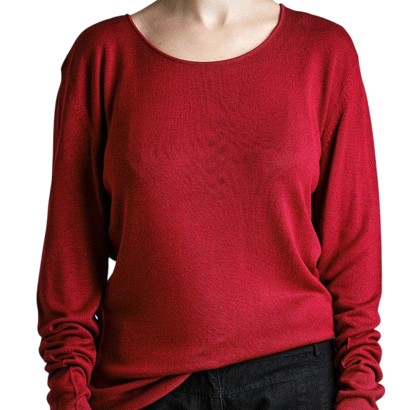 Bambus Sweater rot