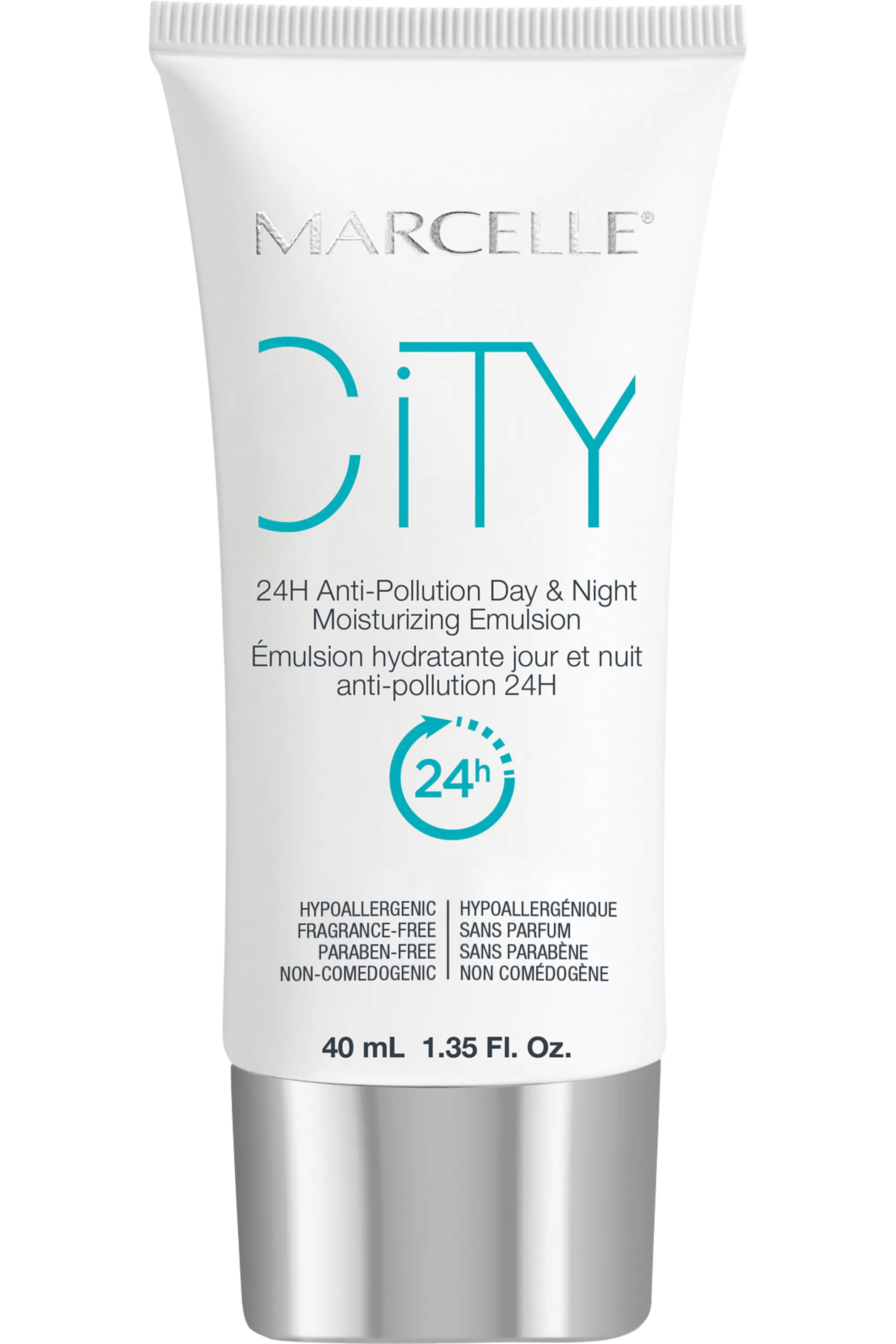 Marcelle Emulsion Hydratante Jour & Nuit Anti-Pollution 24h-40 ml