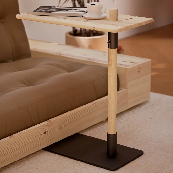 Karup Design - Base Schlafsofa, Kiefer klar lackiert / charcoal