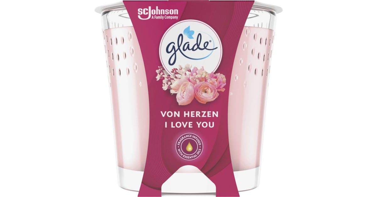 Glade Duftkerze I Love You