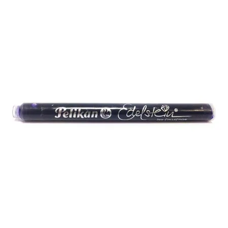 Pelikan Großraum-Tintenpatronen, Edelstein Ink Collection Sapphire im Metalletui, 6 Stück, blau