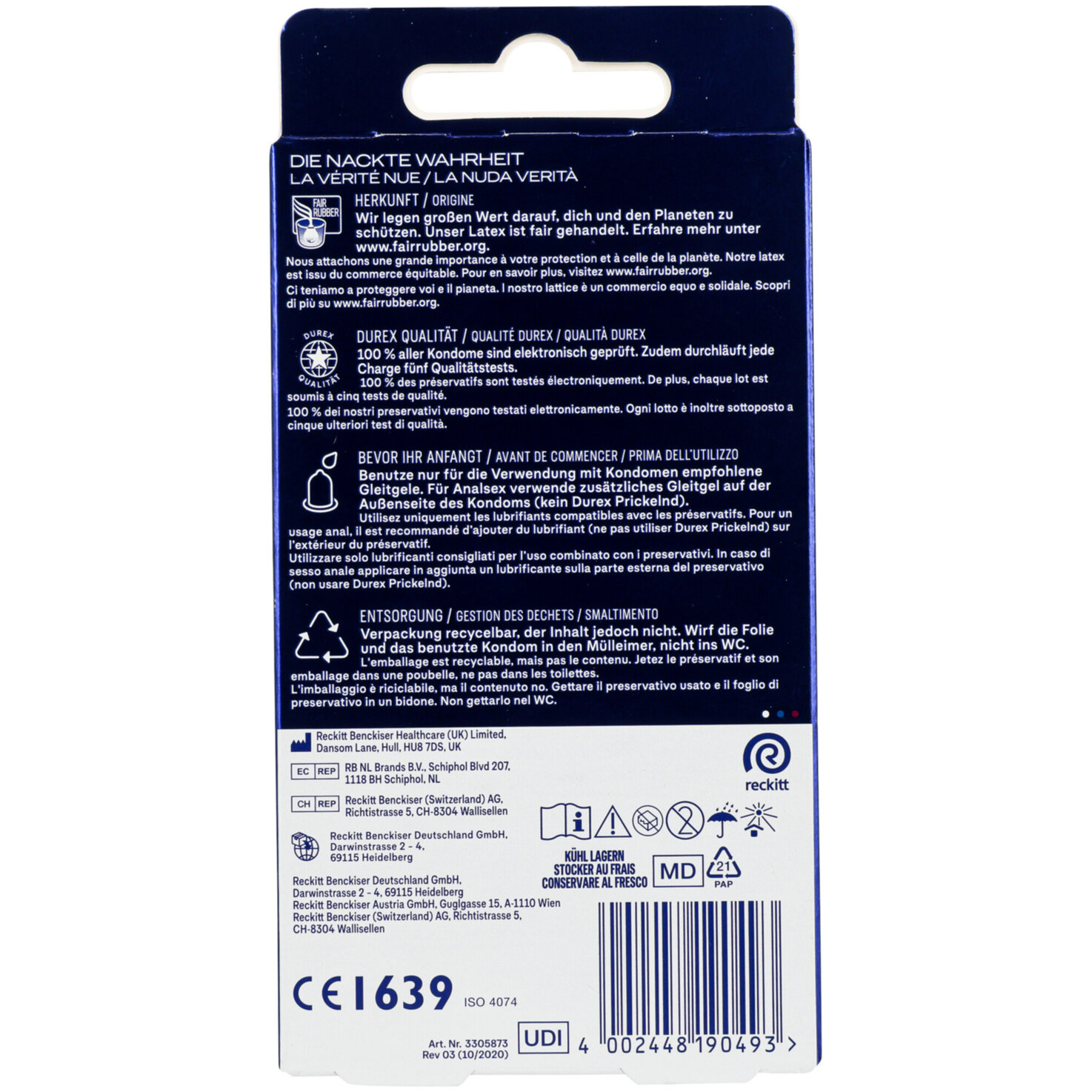 Durex Intense Kondome – 10 Stück