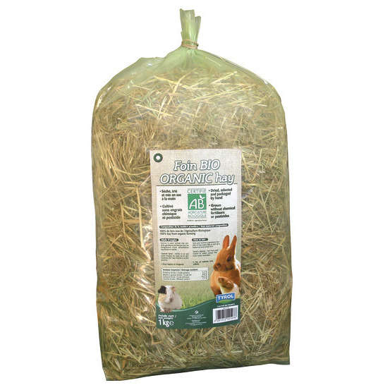 Foin bio 1 kg tyrol : foin naturel h40xl29xl25 cm