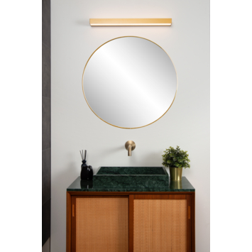 Lucide ALEXA wandlamp badkamer LED 3000K IP44 mat goud / Messing