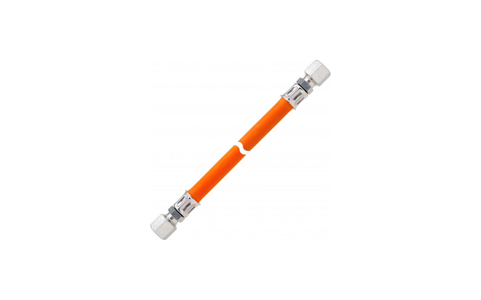 GOK Mitteldruckschlauchleitung Kunststoff Gas Überwurfmutter G 1/4 LH auf Außengewinde G 1/4 LH 2000 mm