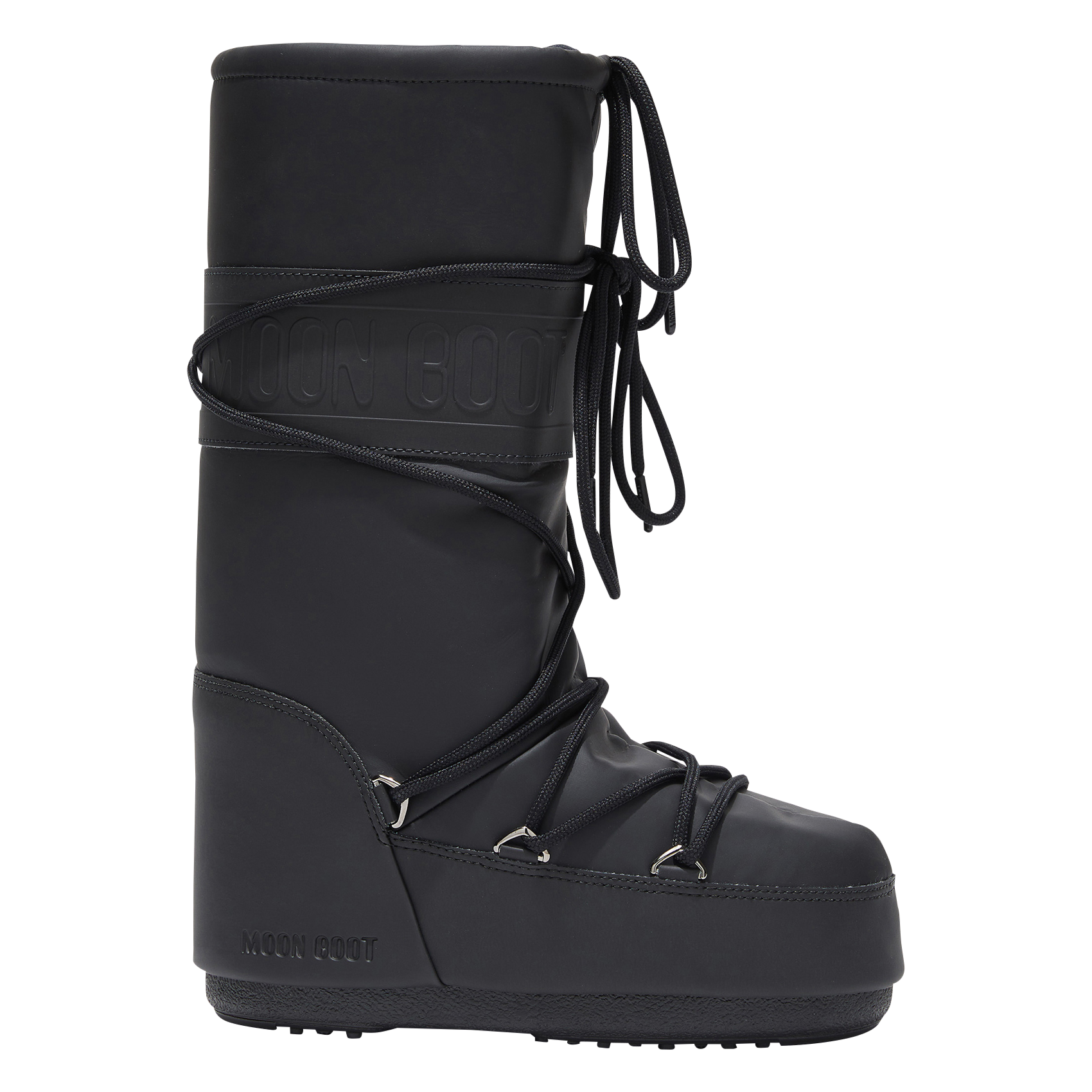 MB ICON RUBBER - Bottes haute à lacets | Noir