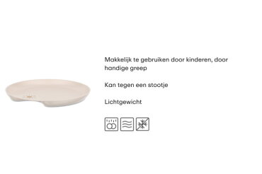 Kinderbord Mepal Mio - Sunshine & Rainbow