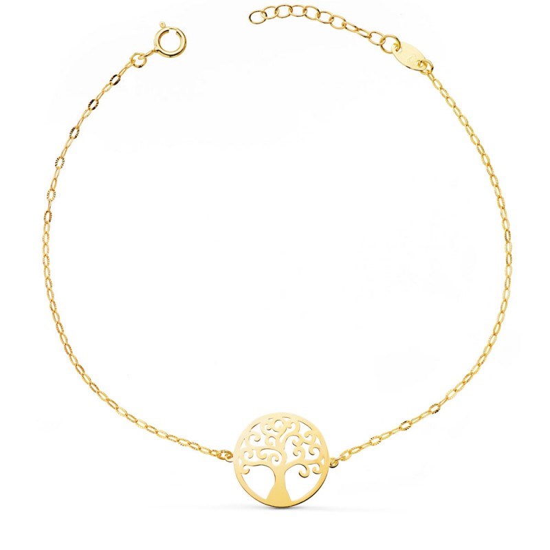 Bracelet Or 18 Carats 750/000 Jaune - Arbre de Vie