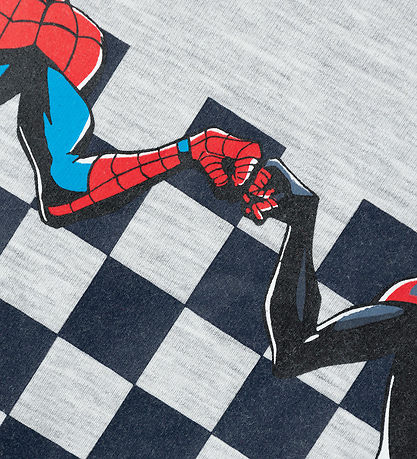 Name It T-Shirt - NmmMaclin Spider-Man - Light Grey Melange