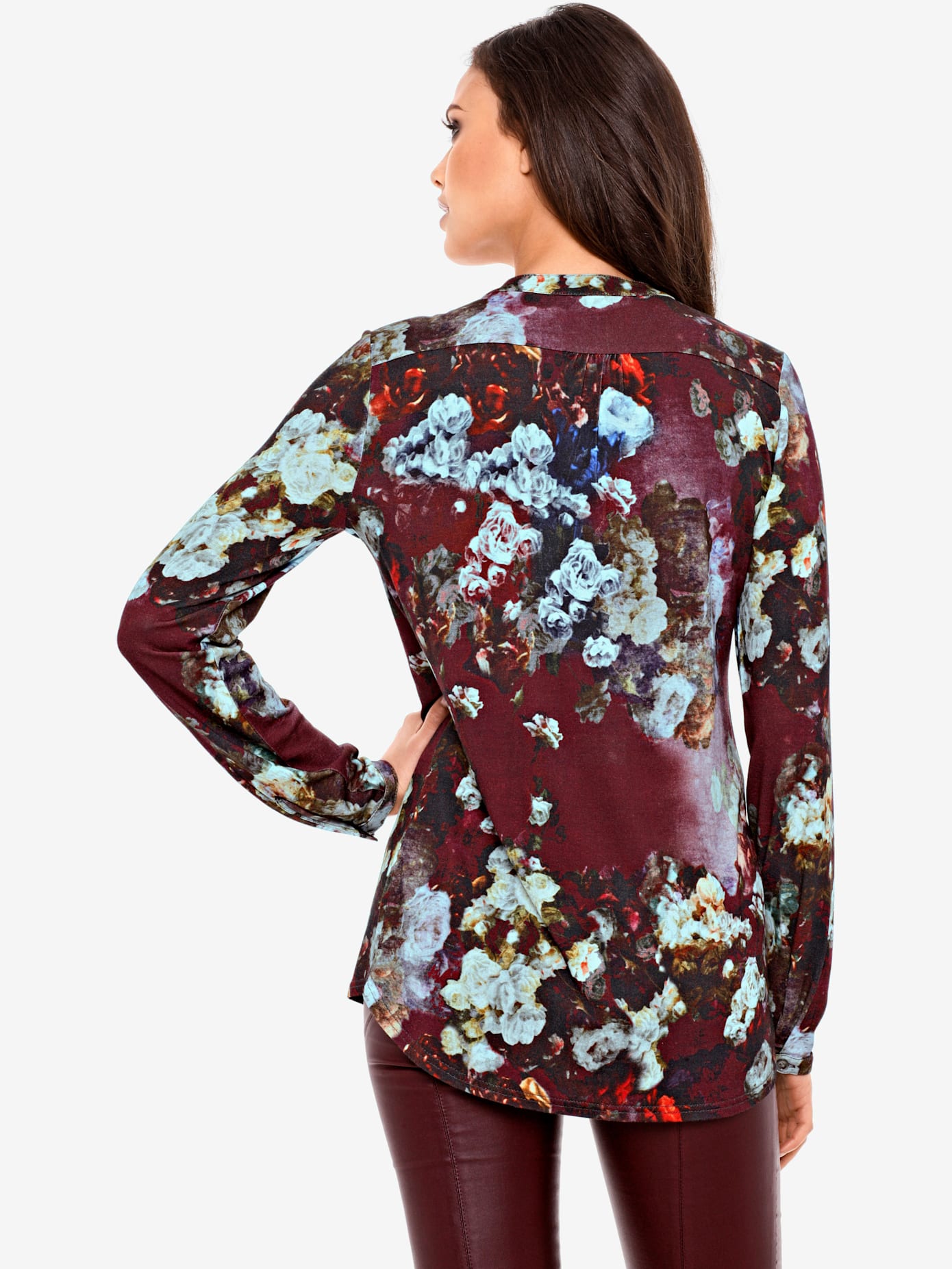 Chemisier léger imprimé floral tendance
