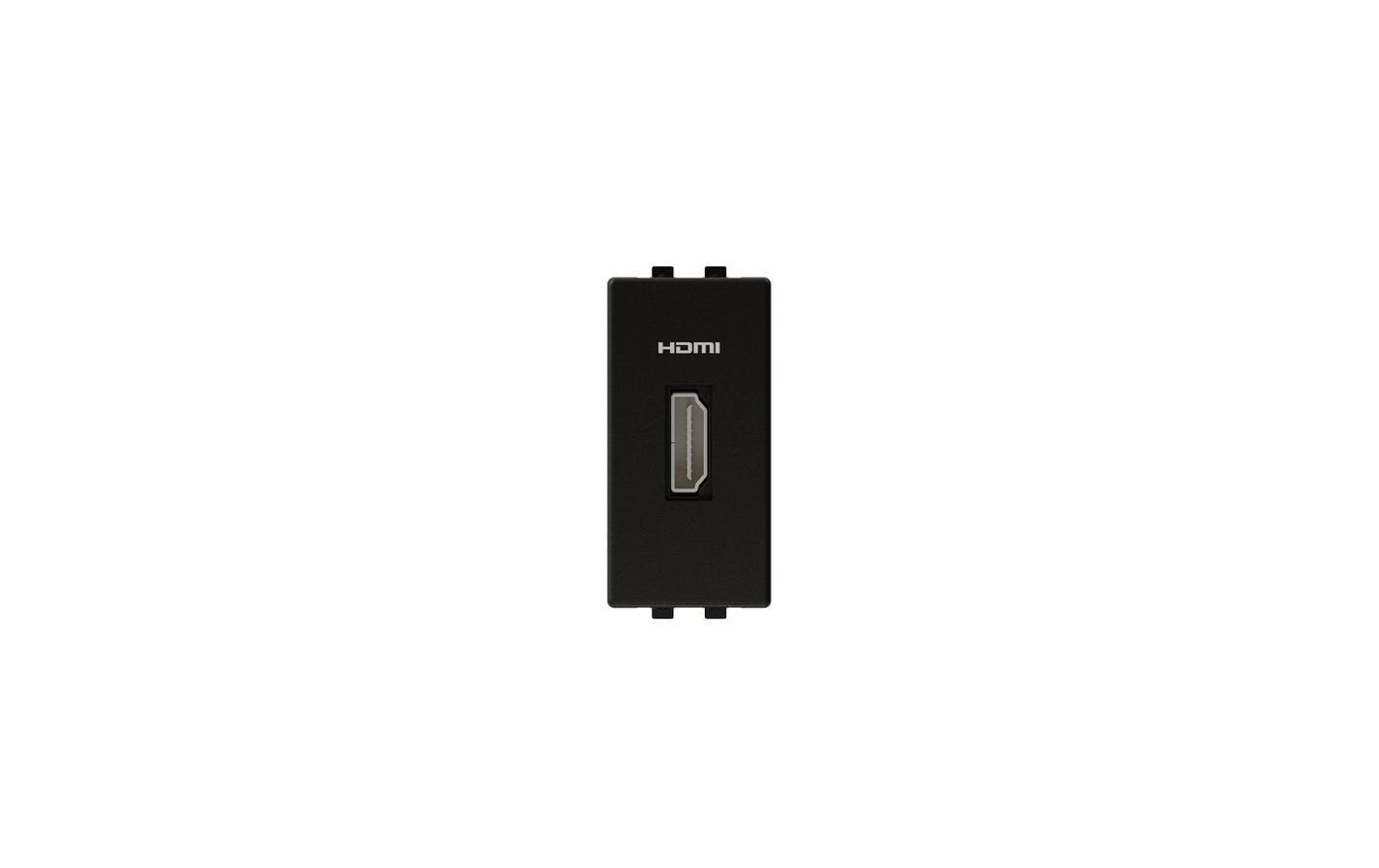 Modul 45 x 22.5 mm, 1x HDMI 2.0, AnthrazitMultimedia-Modul