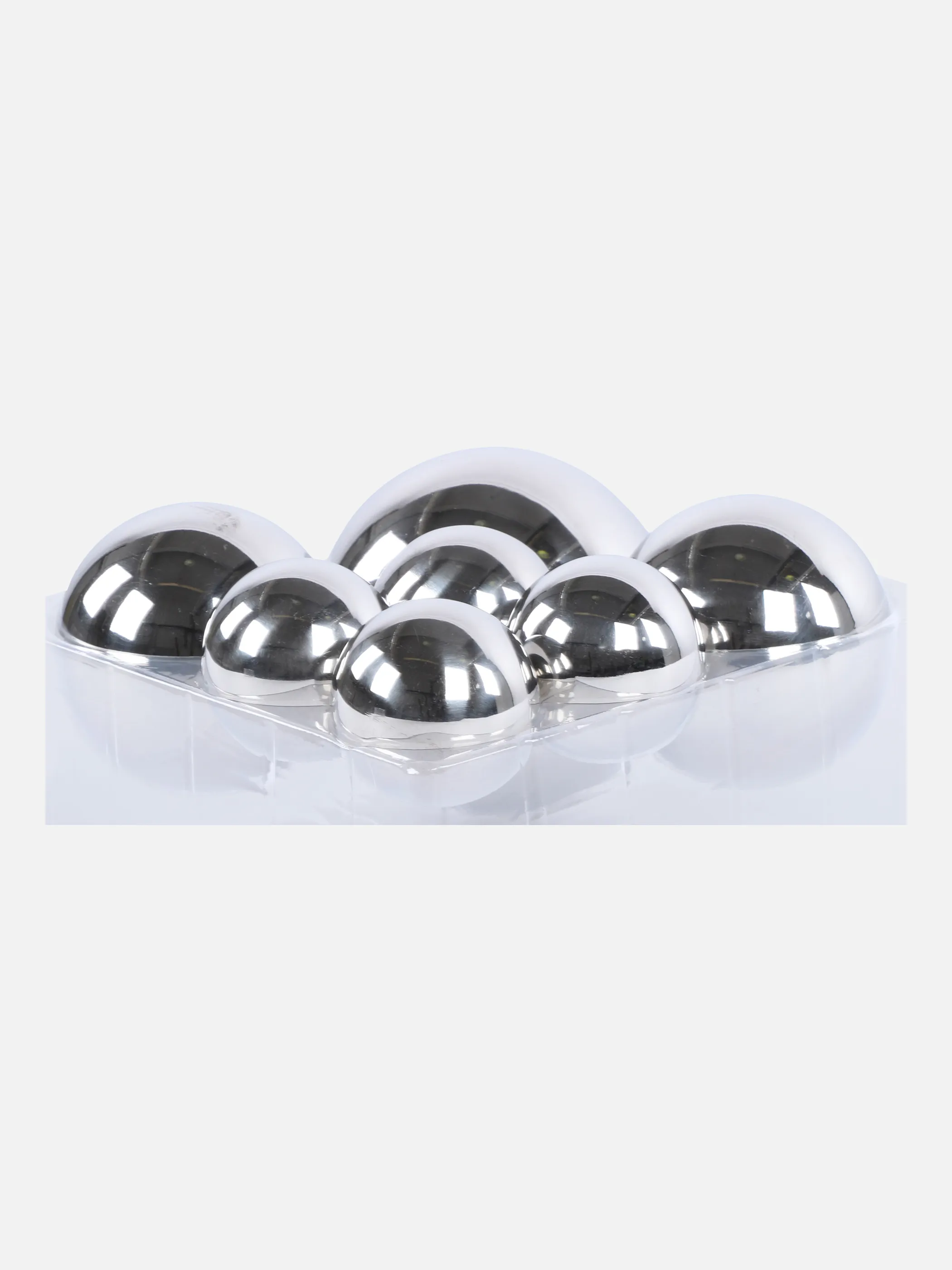 Deko Kugeln im 7er Set 4cm,6cm,8cm
