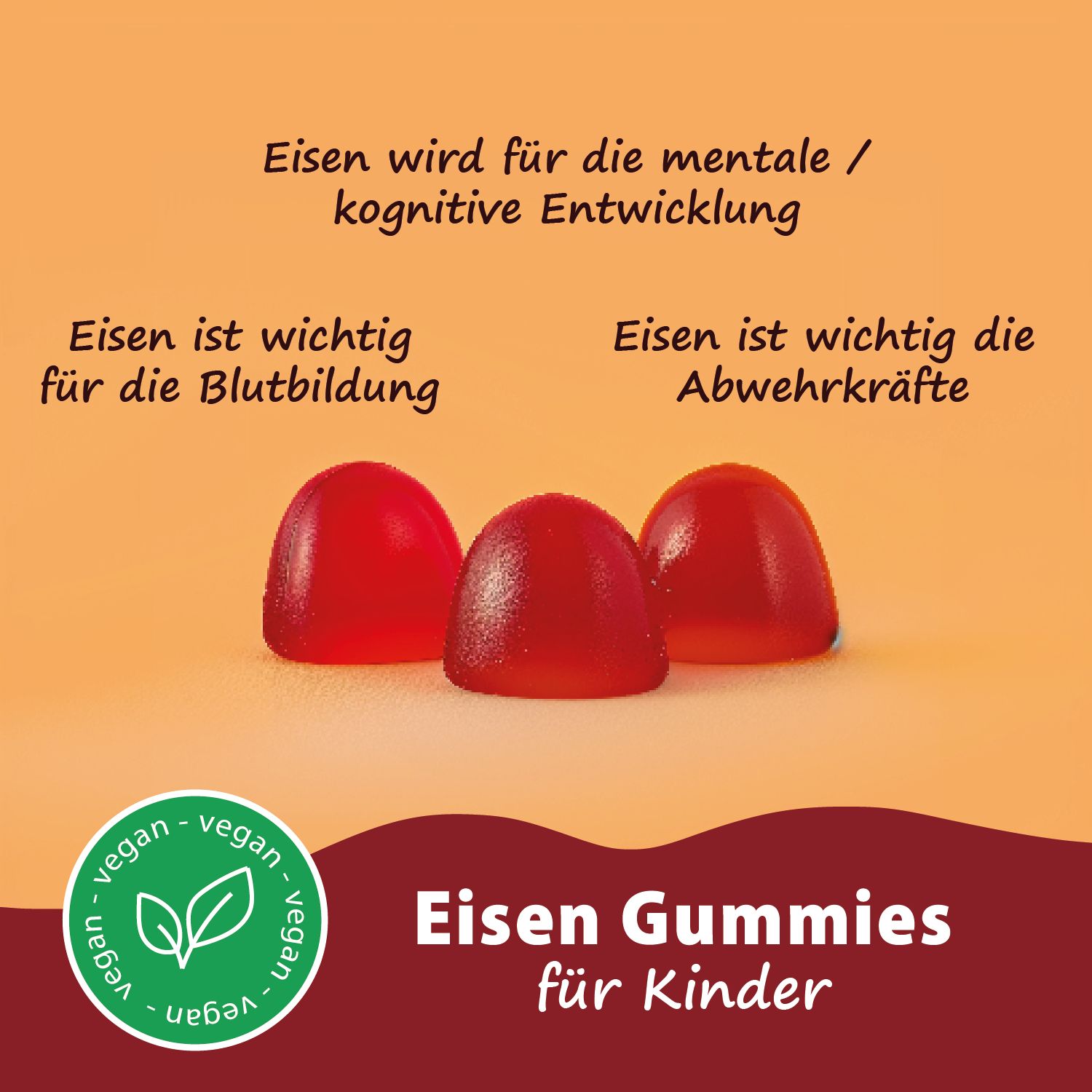 Kinder Eisen Gummies | Gumtamin