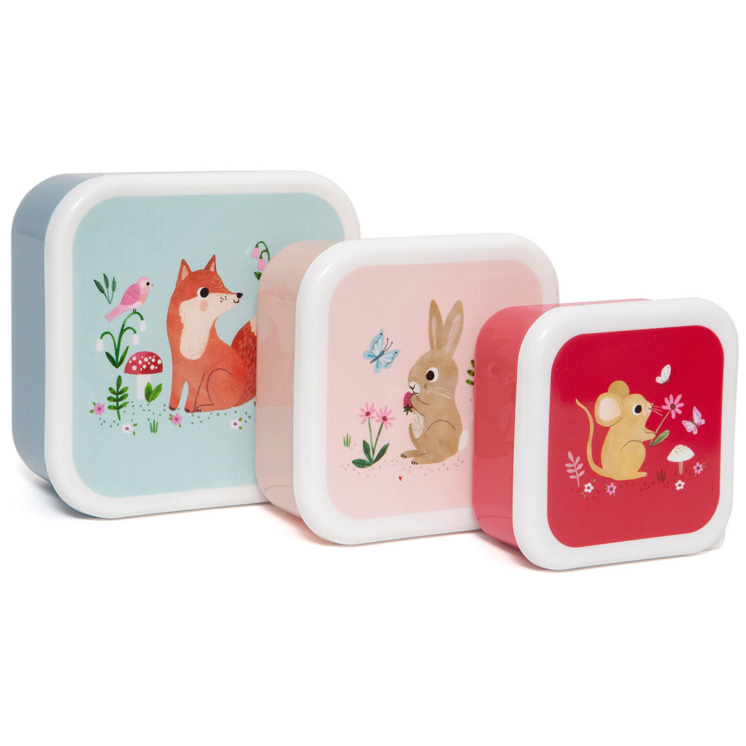 Petit monkey snackdoosjes woodland stone -3st