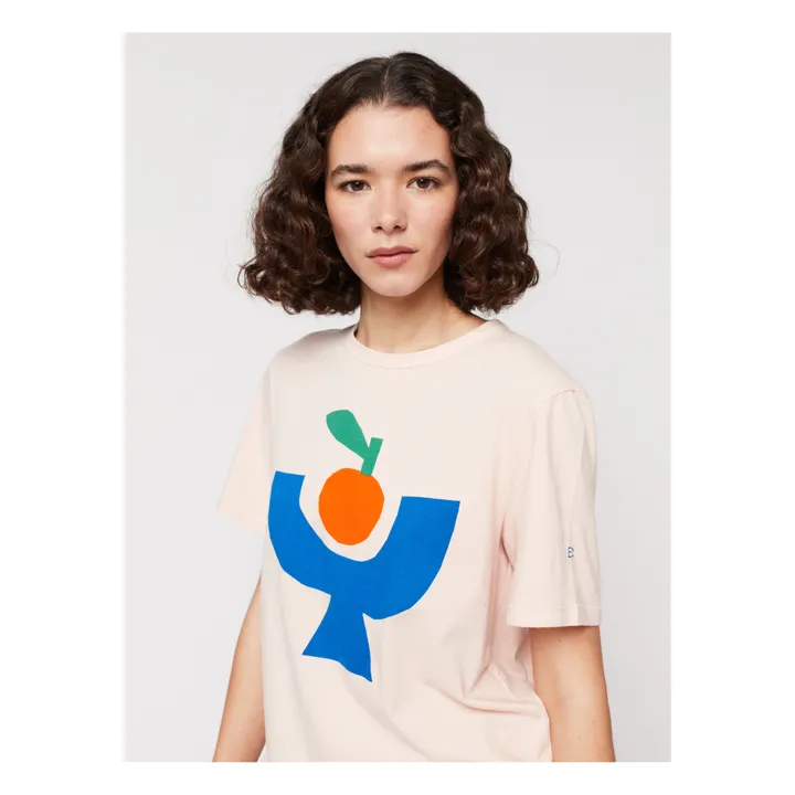 Bobo Choses T-shirt Tomato Plate Coton Bio - Collection Femme  | Rose pâle