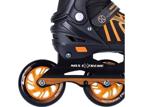 Nils Extreme NA18812A justerbare hurtigløp, oransje, str 34-38