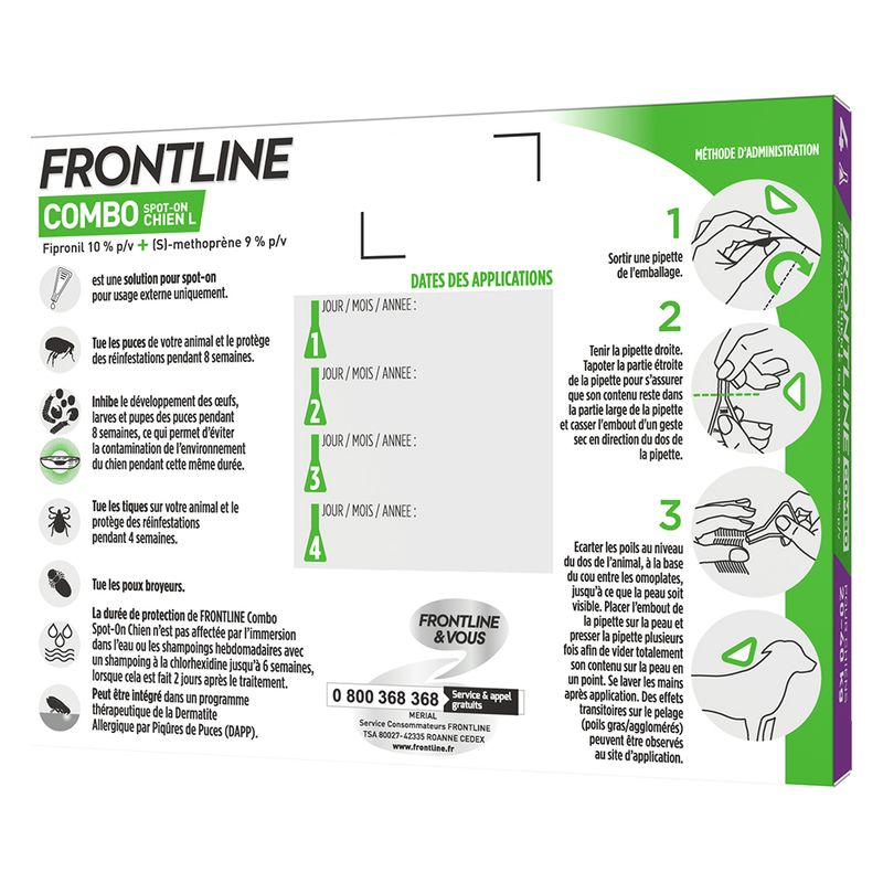 FRONTLINE Combo L, 20- 40 kg