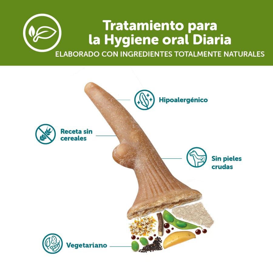 Petiscos Dentais Whimzees em Formato de Chifre para Cães de Porte Médio