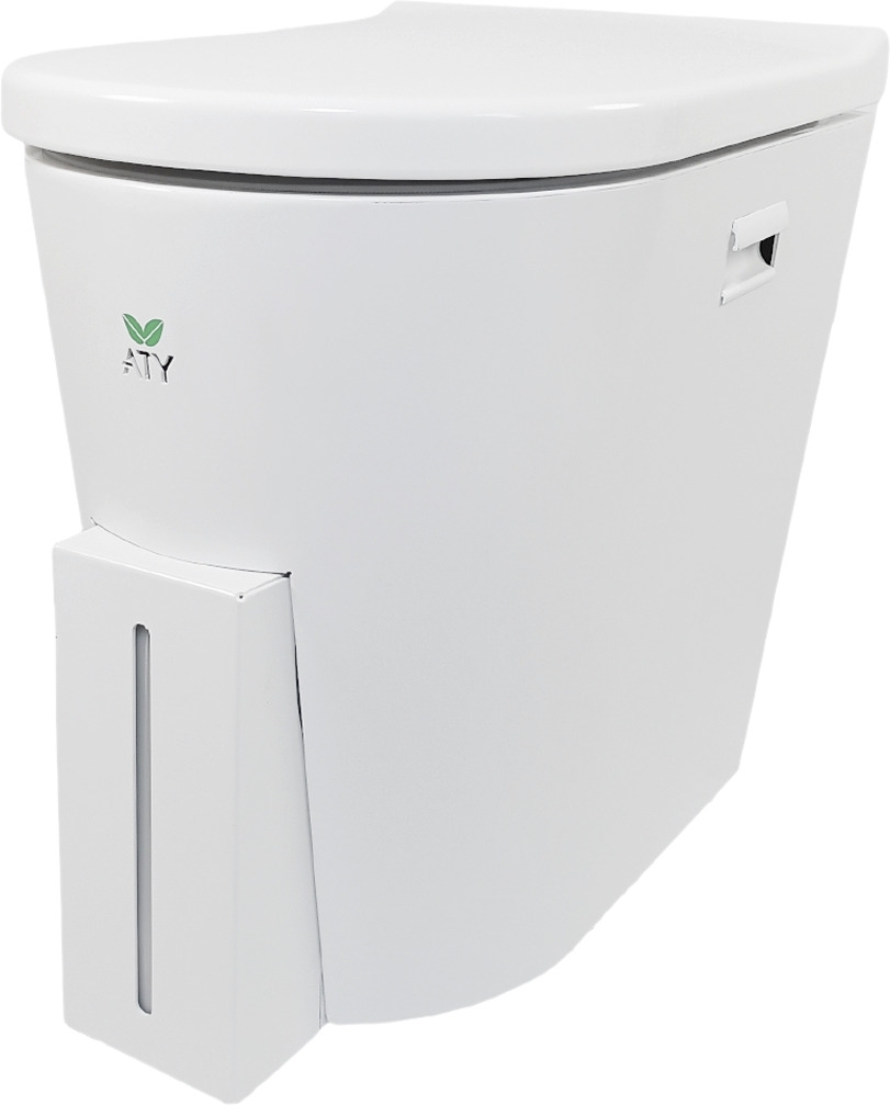 ATY Move Trenntoilette aus Metall mit Beutel