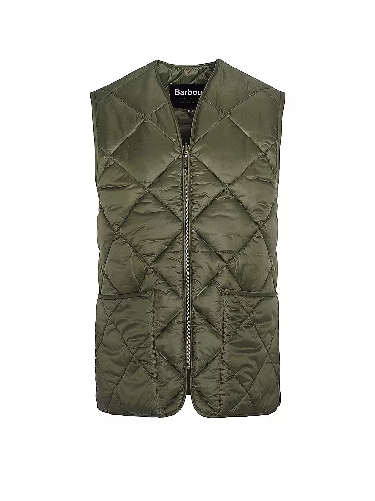 BARBOUR Steppgilet grün