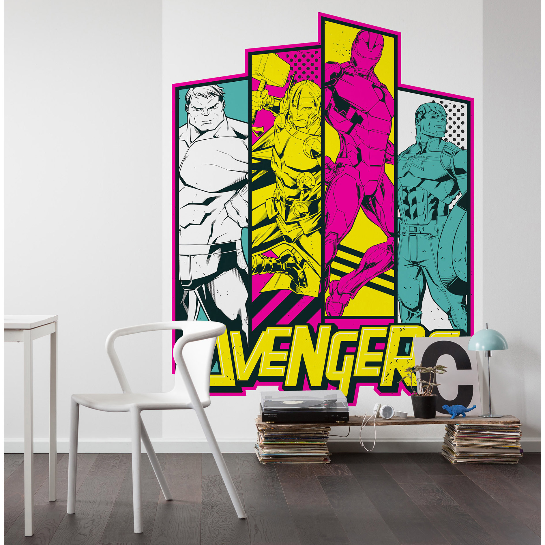 Vlies-Fototapete AVENGERS FLASH - bunt - 200x280 cm