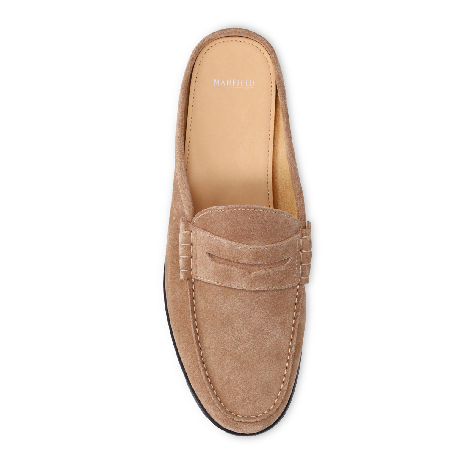 Taupe suède loafers
